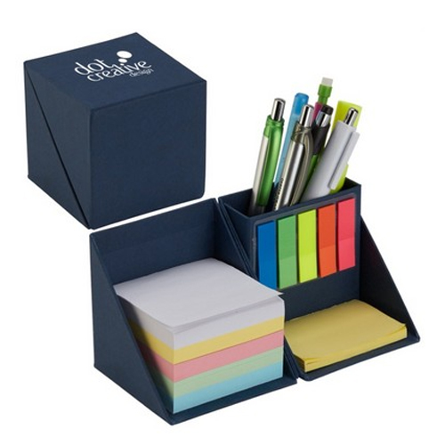 Organized Sticky Note Cube